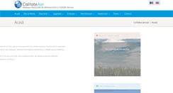 Desktop Screenshot of calitateaer.ro